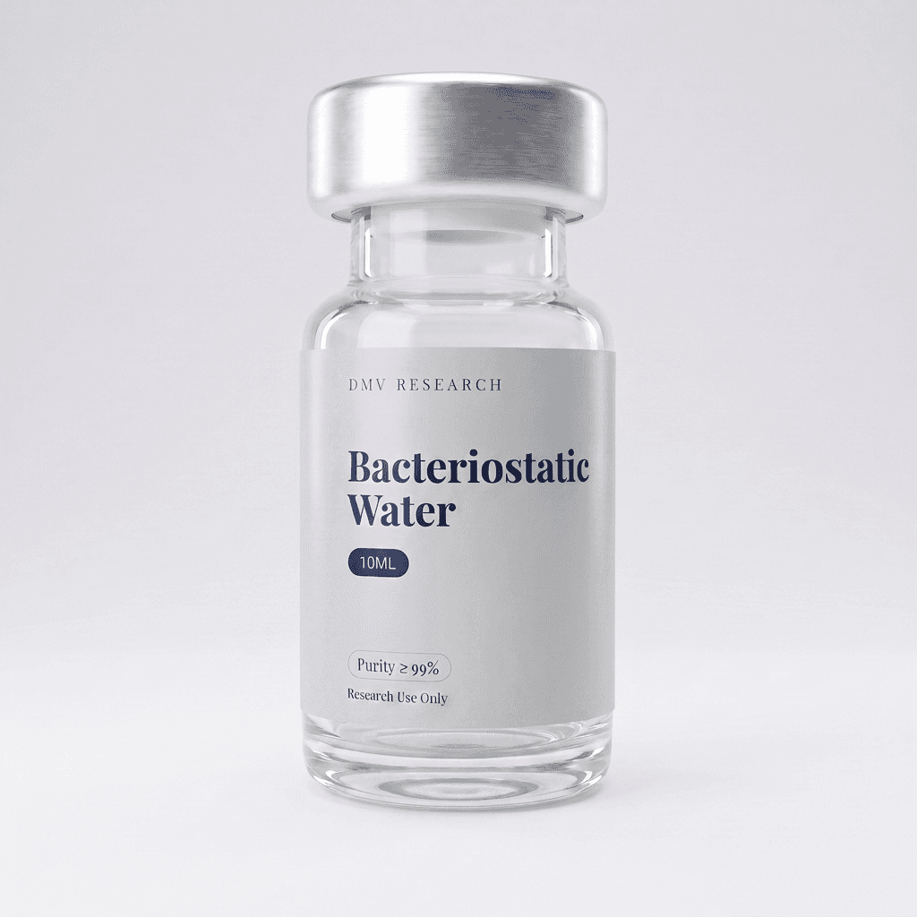 DMV Research Bacteriostatic Water research peptide vial