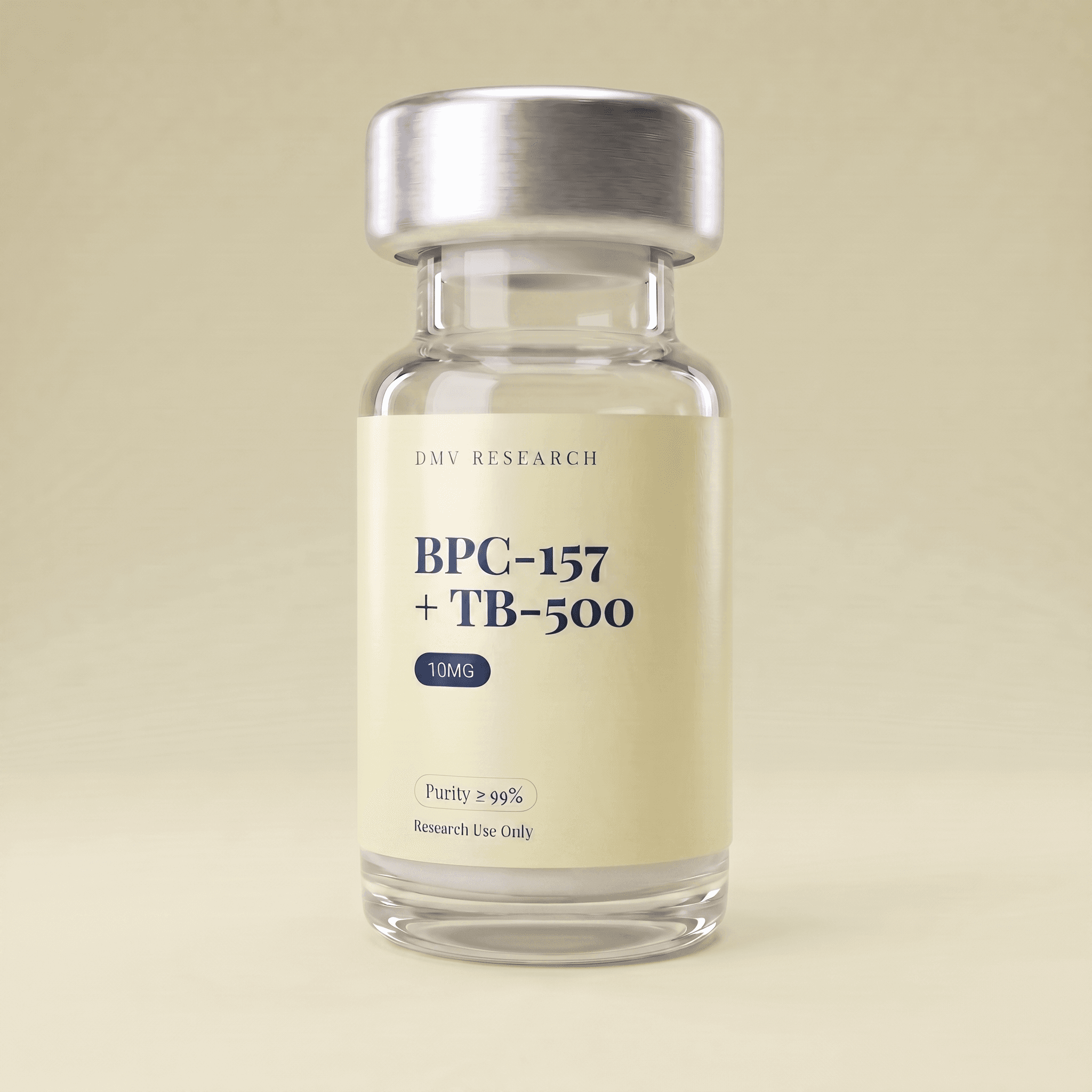 DMV Research BPC-157 + TB-500 research peptide vial