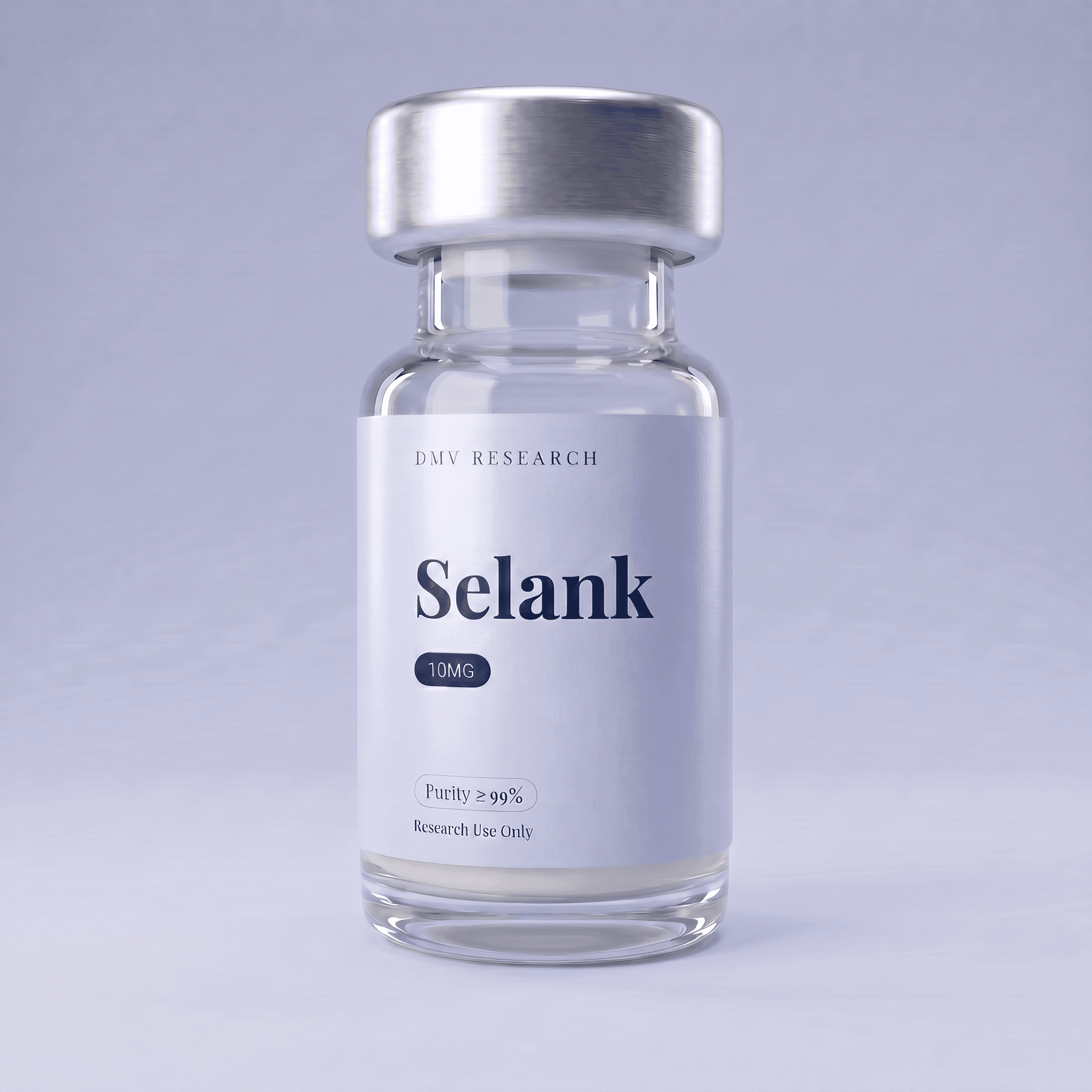 DMV Research Selank research peptide vial